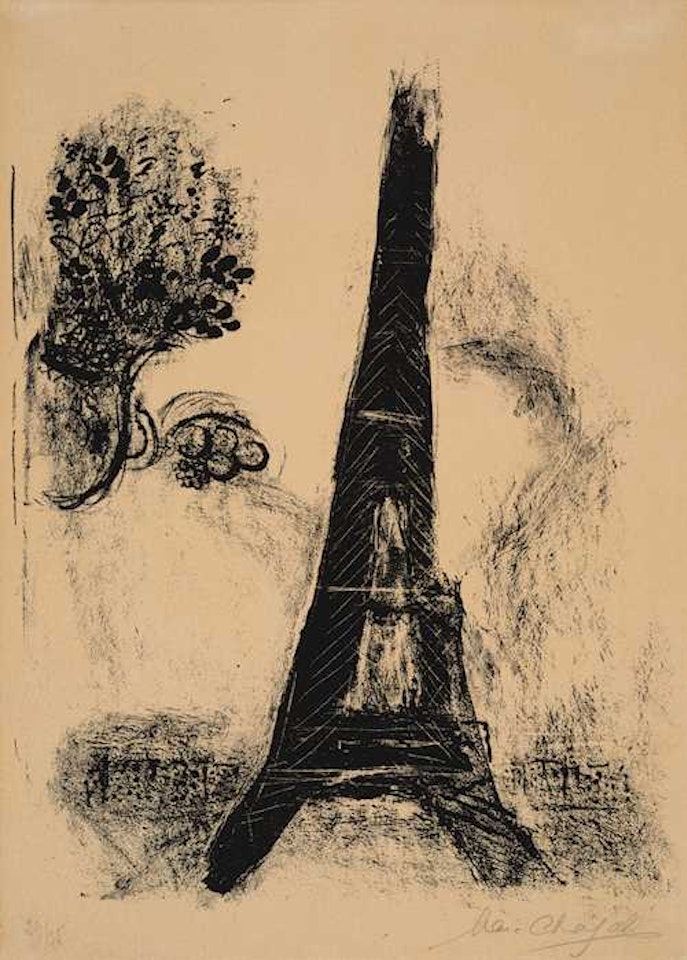 La Tour Eiffel by Marc Chagall
