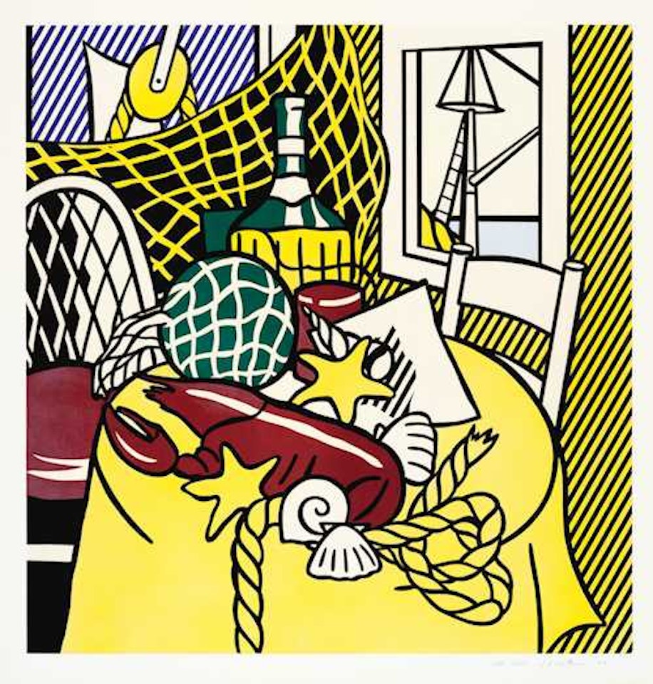 Still Life with Lobster by Roy Lichtenstein