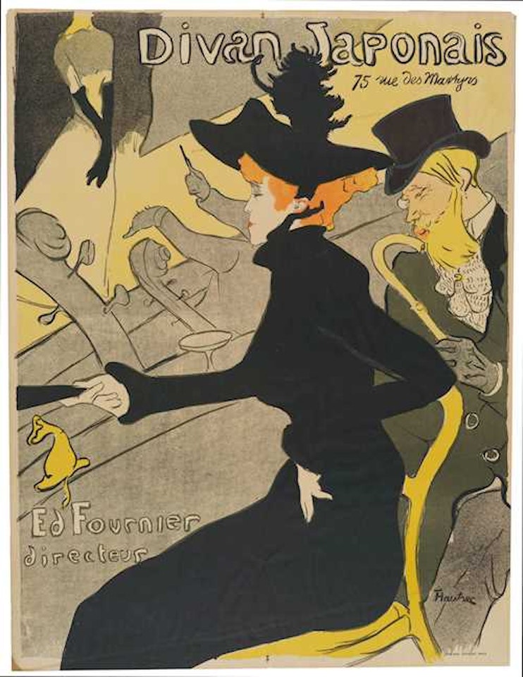 Poster: Divan Japonais by Henri de Toulouse-Lautrec
