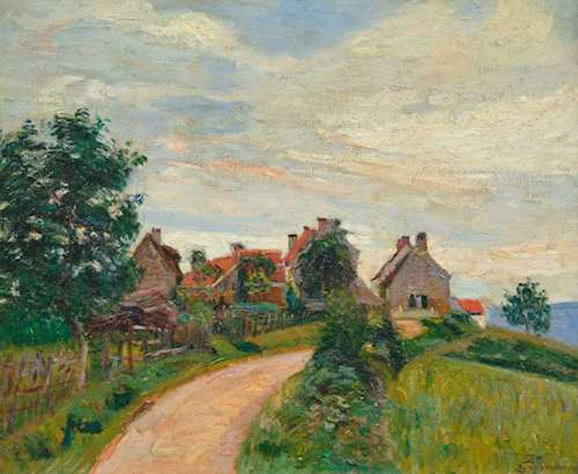 Village de Damiette by Armand Guillaumin