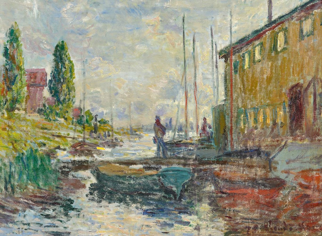Le bassin d"Argenteuil by Claude Monet