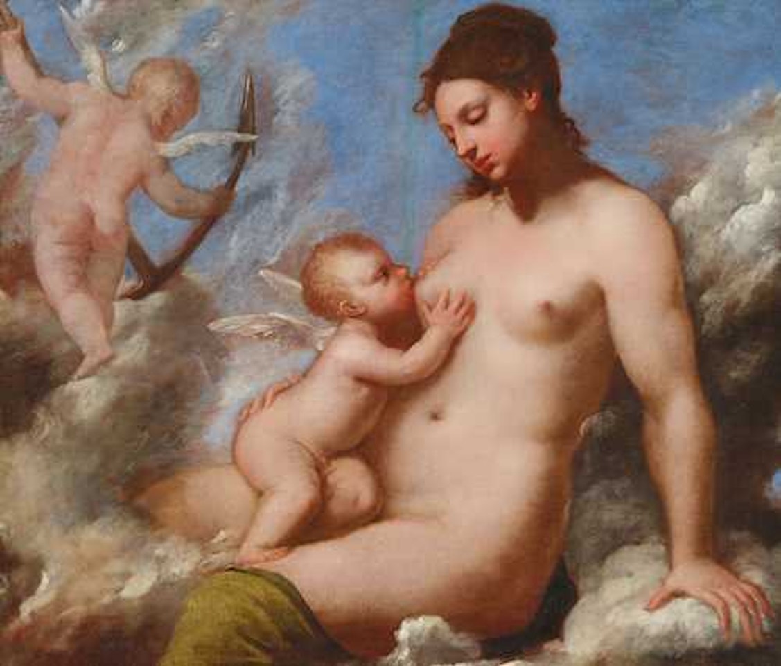 Venus with putti by Pietro Liberi