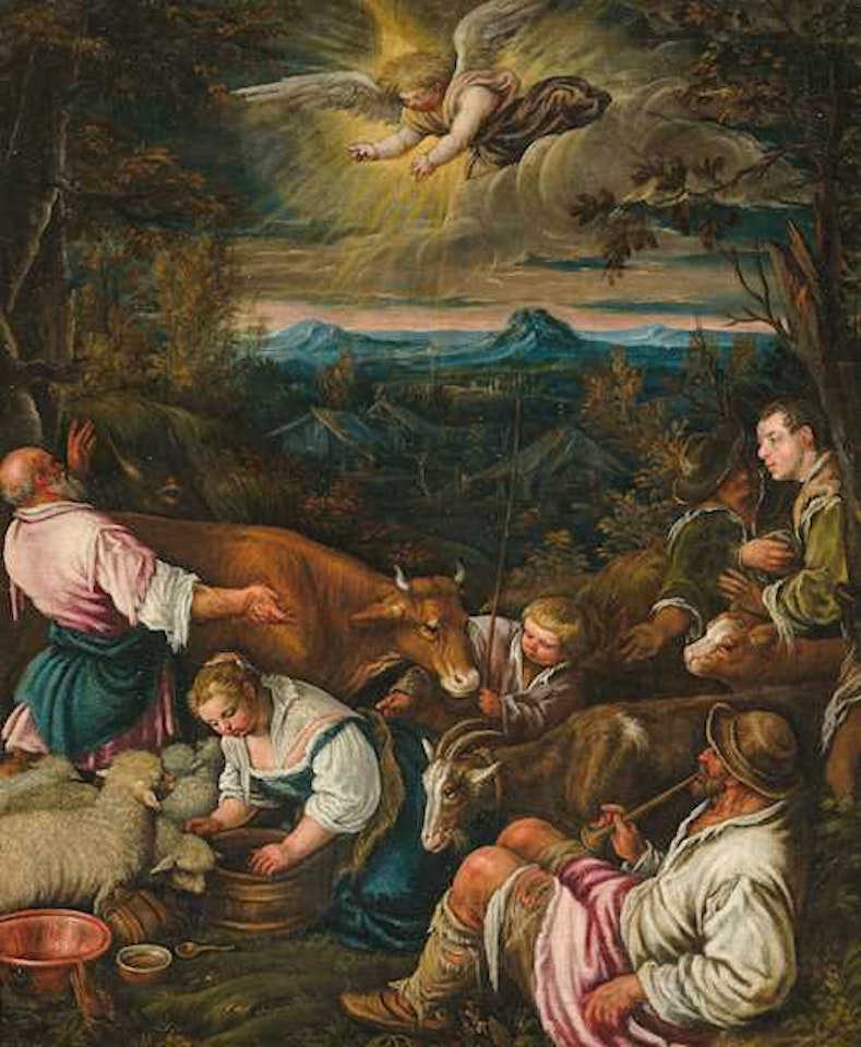 The Annunciation to the Shepherds by Leandro Bassano