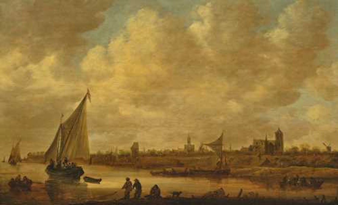View of Tholen by Jan van Goyen