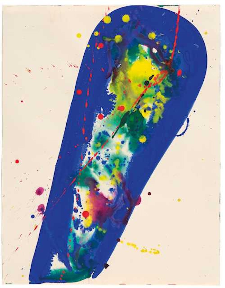 Drawing for Sculpture by Sam Francis