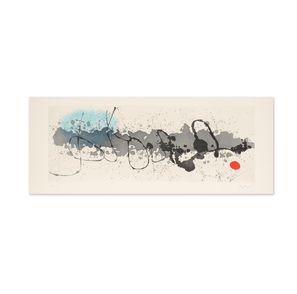 Tracé sur l"eau by Joan Miró