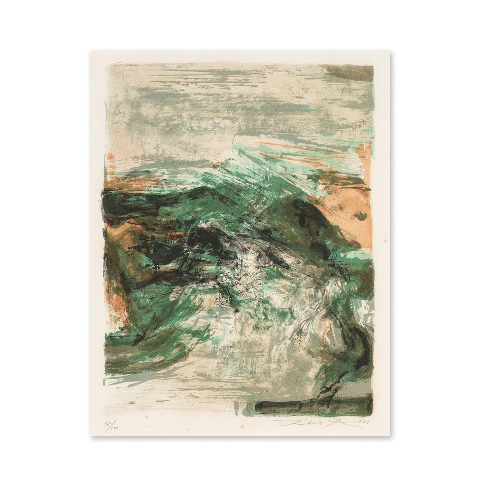 Poligrafa XV Anys by Zao Wou-Ki