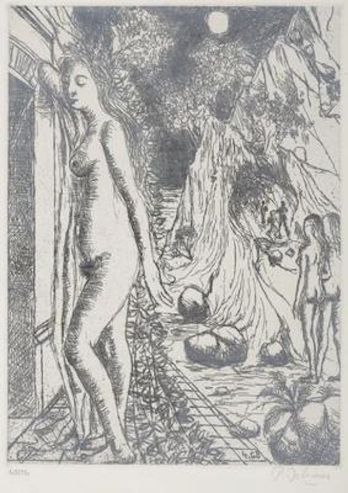 Ohne Titel by Paul Delvaux