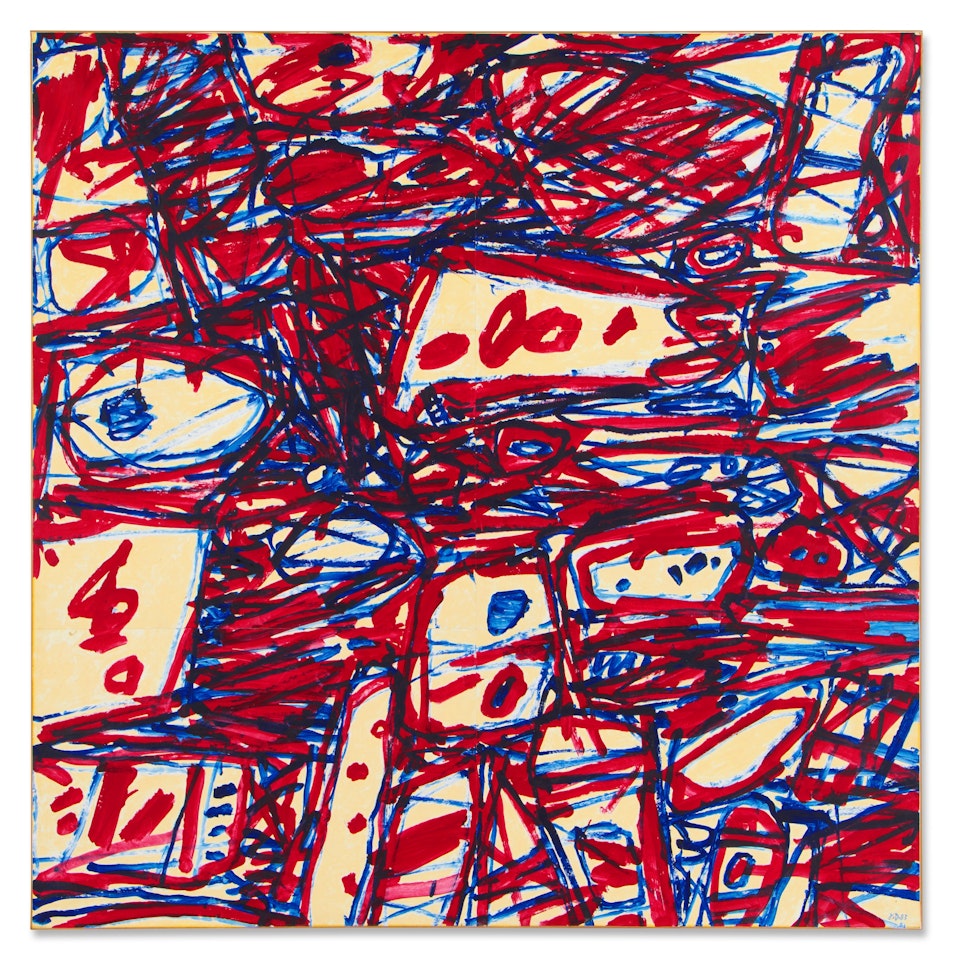 Mire G 109 (Kowloon) by Jean Dubuffet