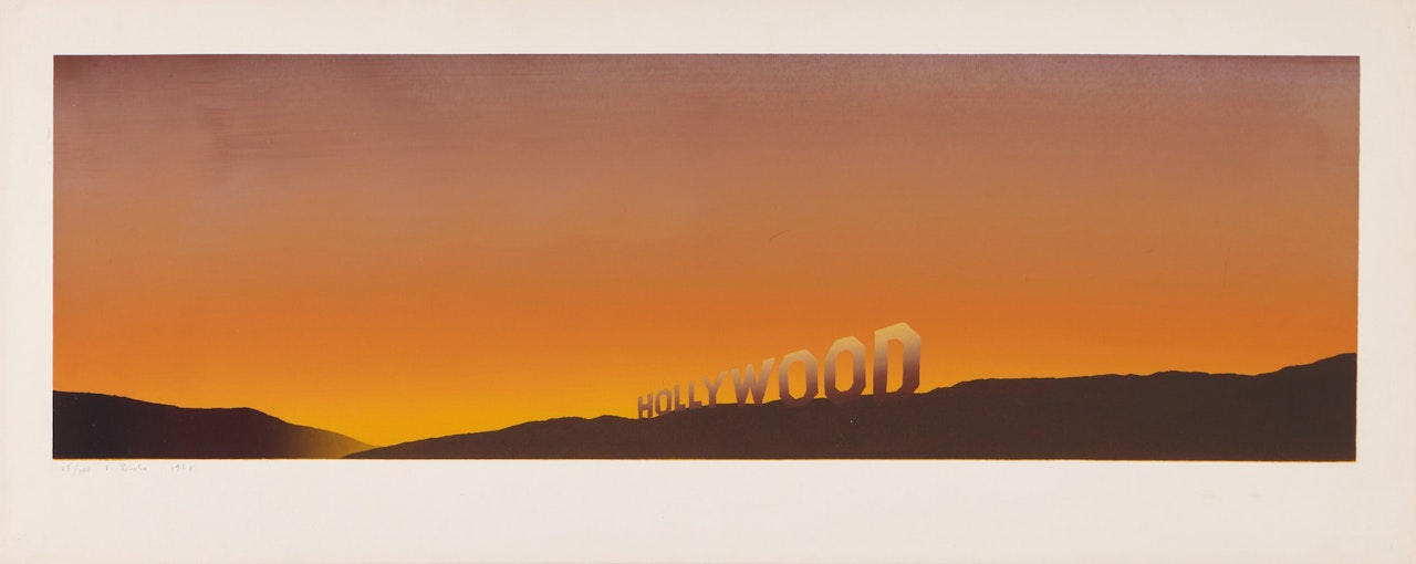 Hollywood by Ed Ruscha