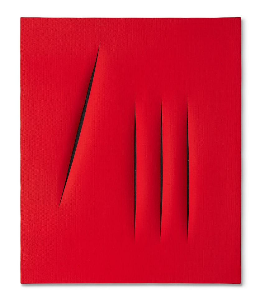 Concetto spaziale, Attese by Lucio Fontana