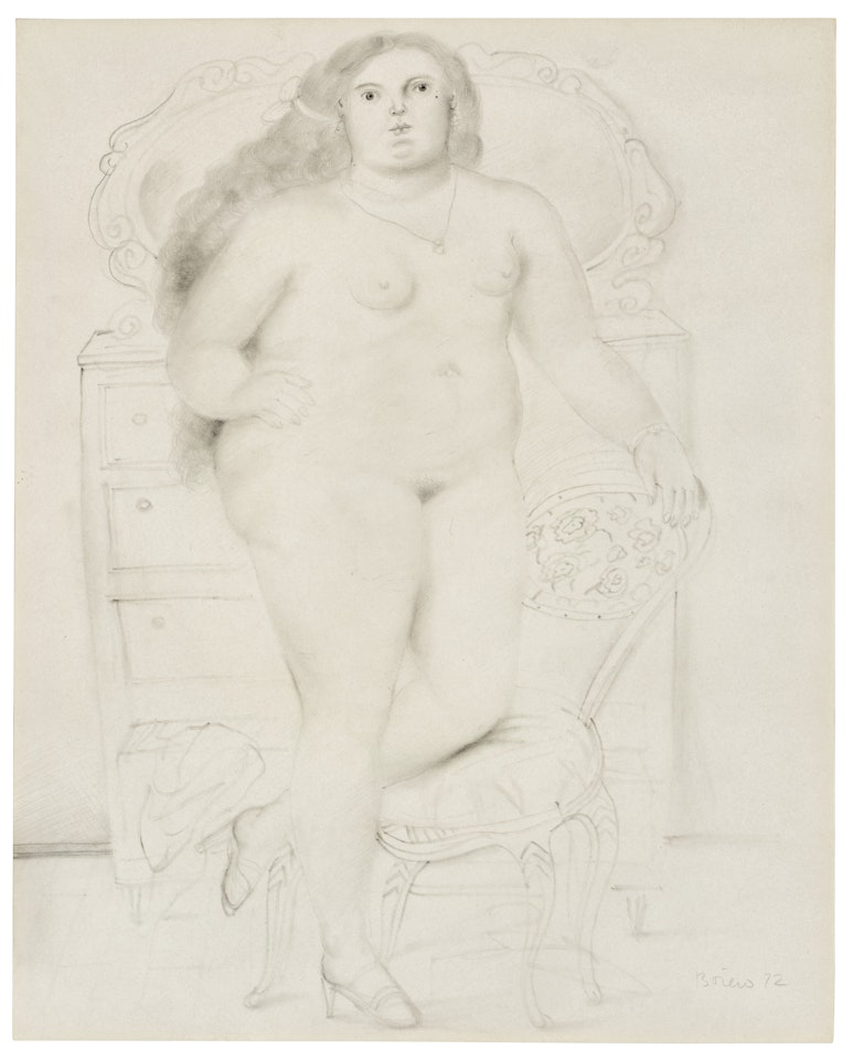 Untitled (Standing Woman) by Fernando Botero