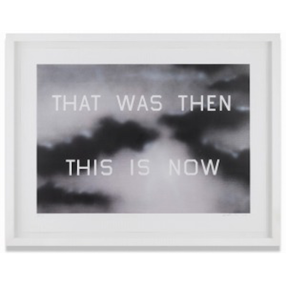 That Was Then This Is Now by Ed Ruscha