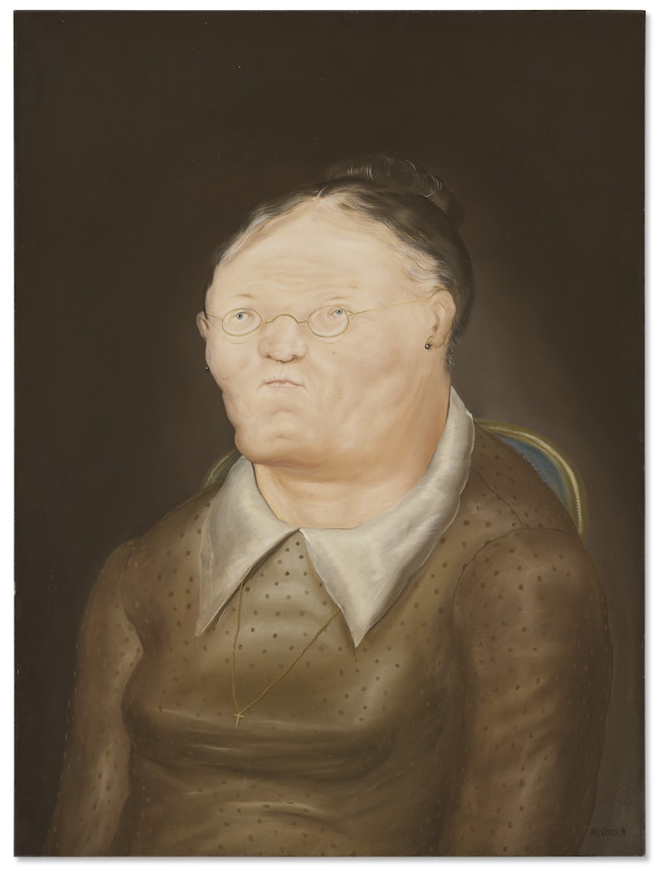 Old Lady by Fernando Botero