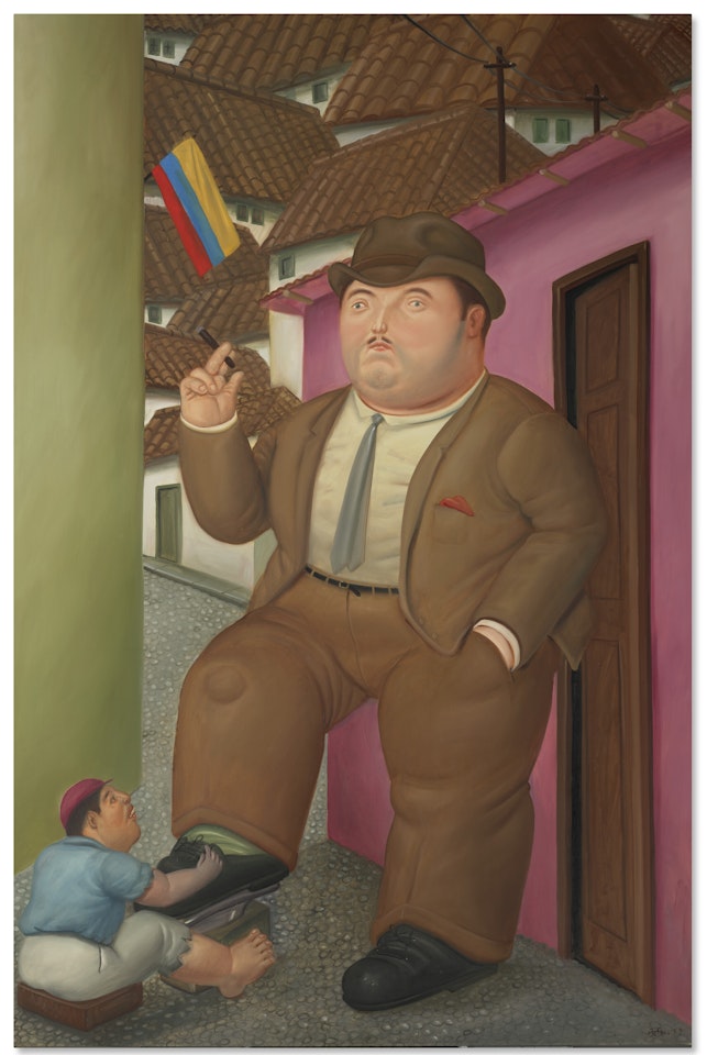 Shoeshine by Fernando Botero