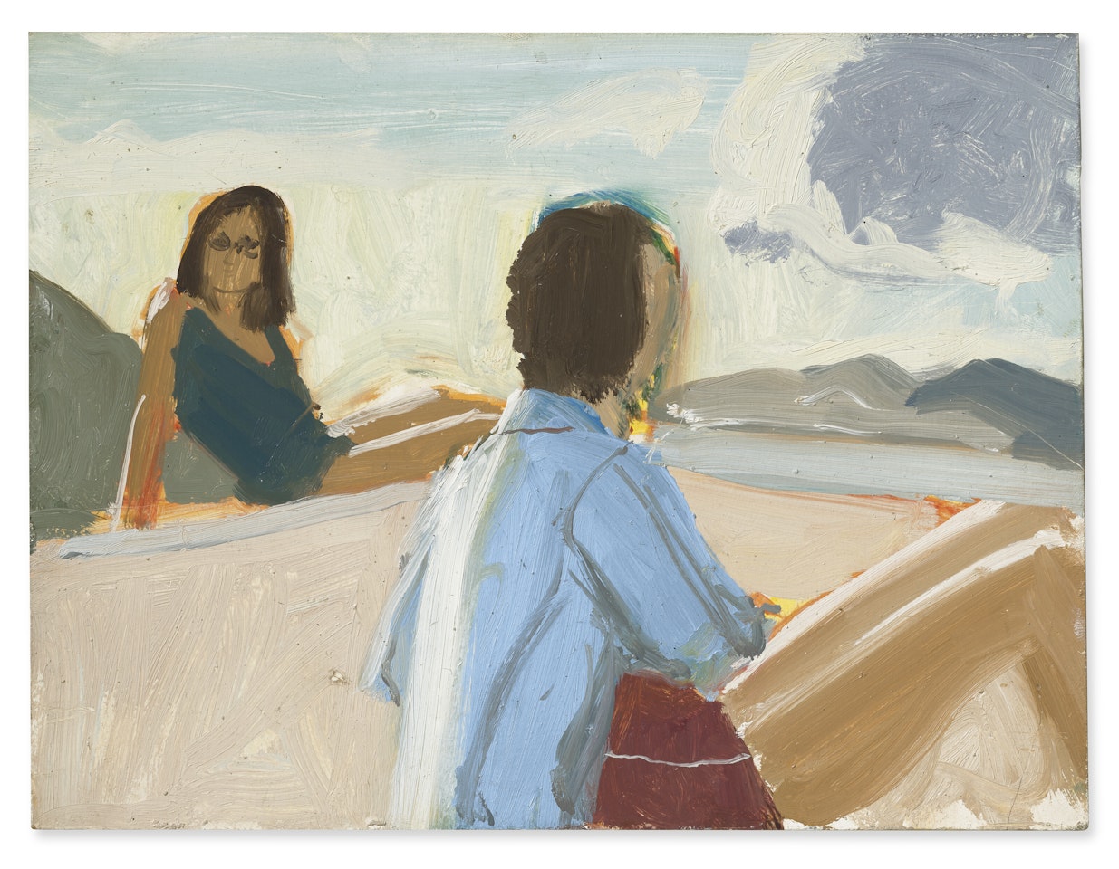 Nevis (Study for Round Hill) by Alex Katz