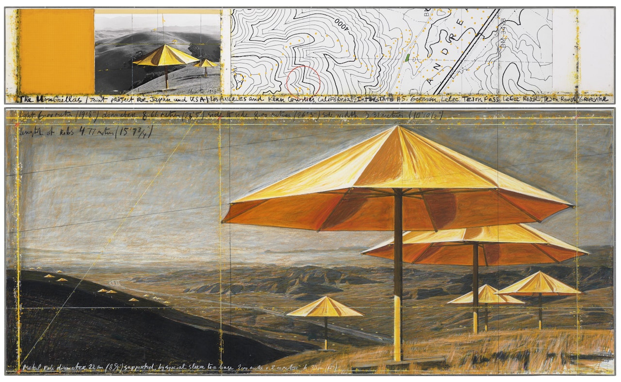 The Umbrellas, Joint Project for Japan and USA by Christo