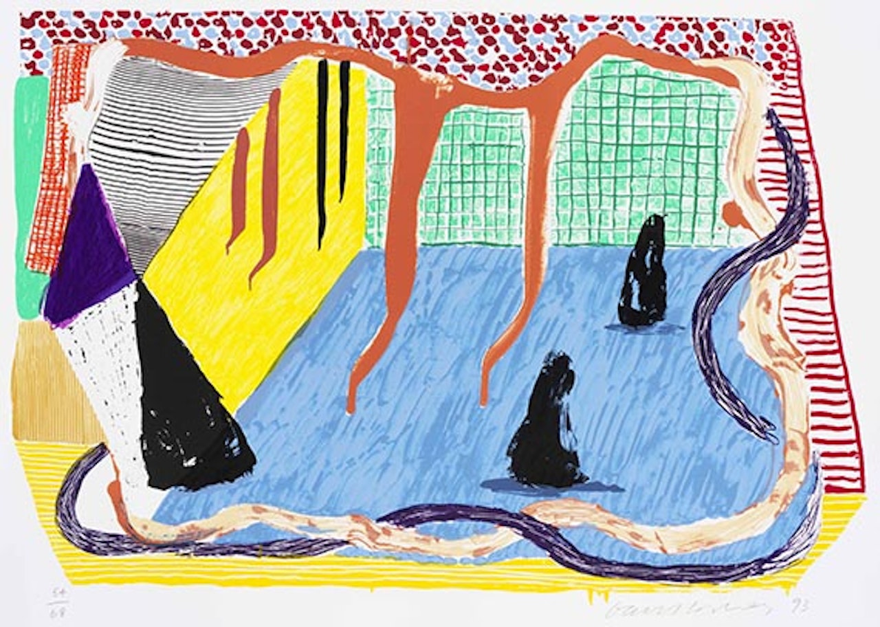 Ink in the Room by David Hockney
