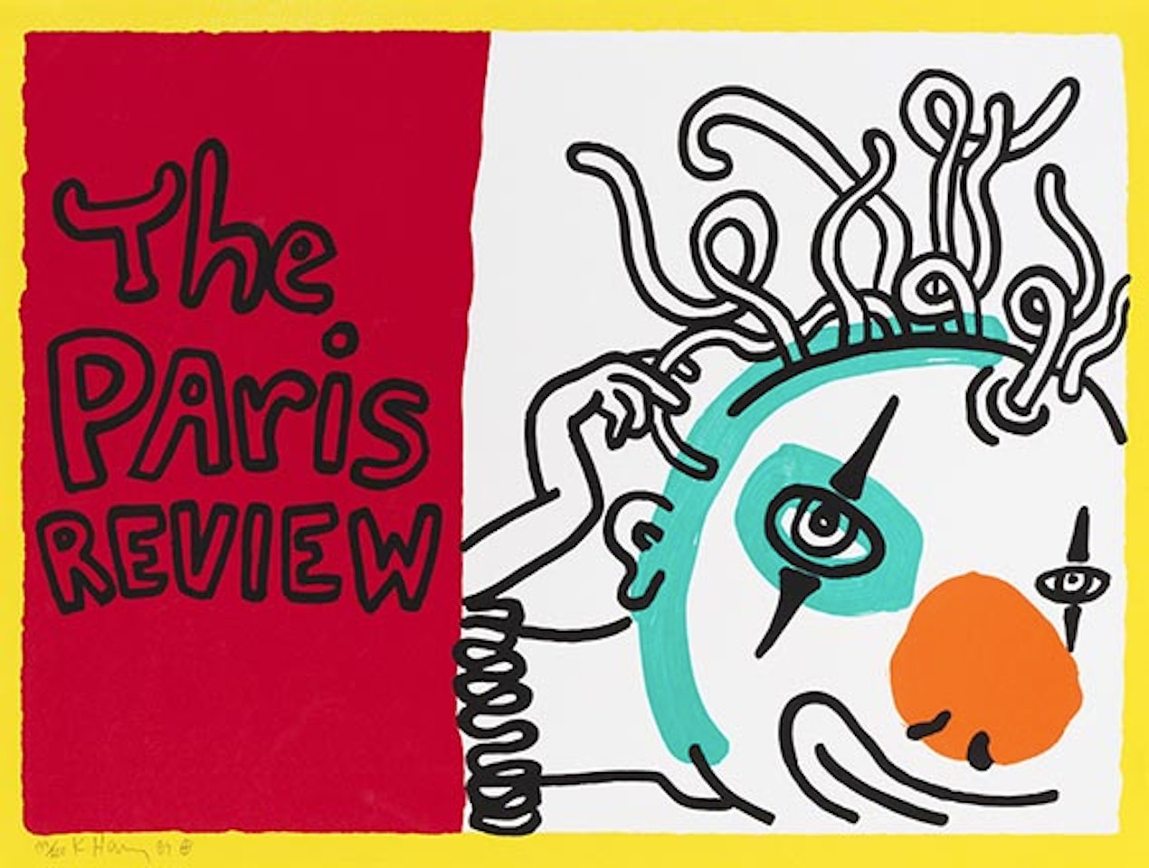 The Paris Review by Keith Haring