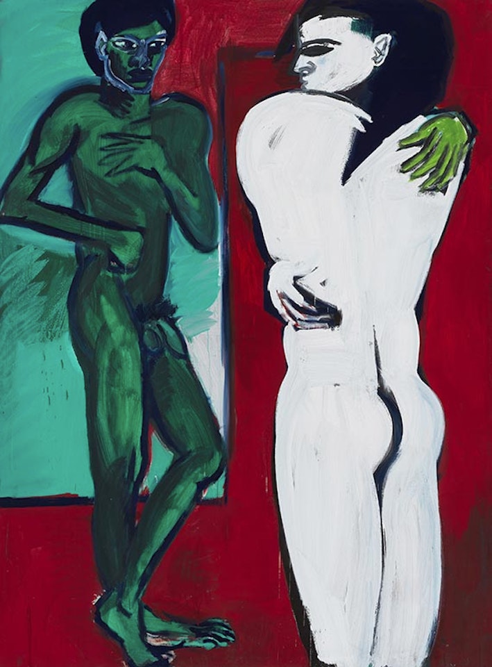 Zwei Figuren by Rainer Fetting