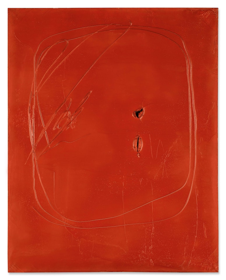 Concetto spaziale by Lucio Fontana