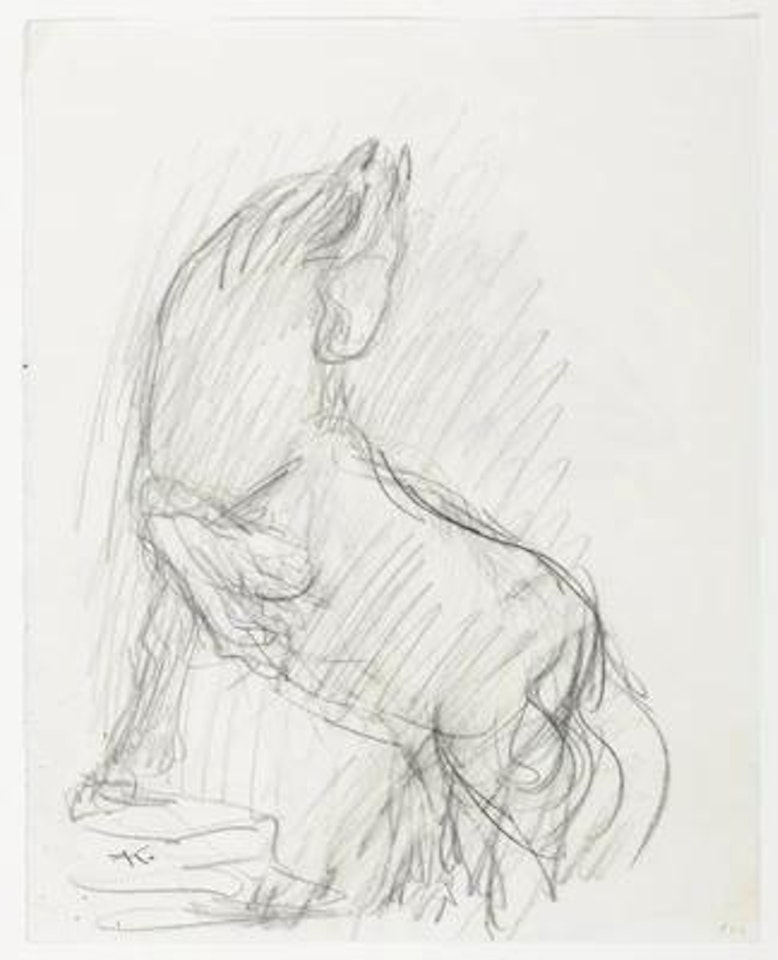 Ohne Titel (Pferd) by Alfred Kubin