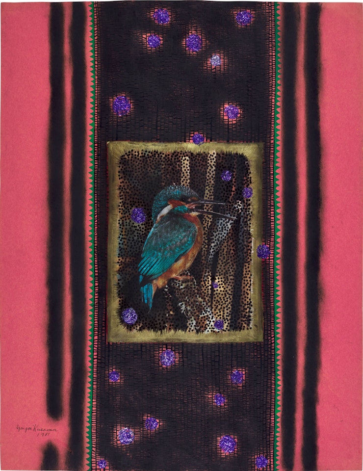A Blue Bird by Yayoi Kusama