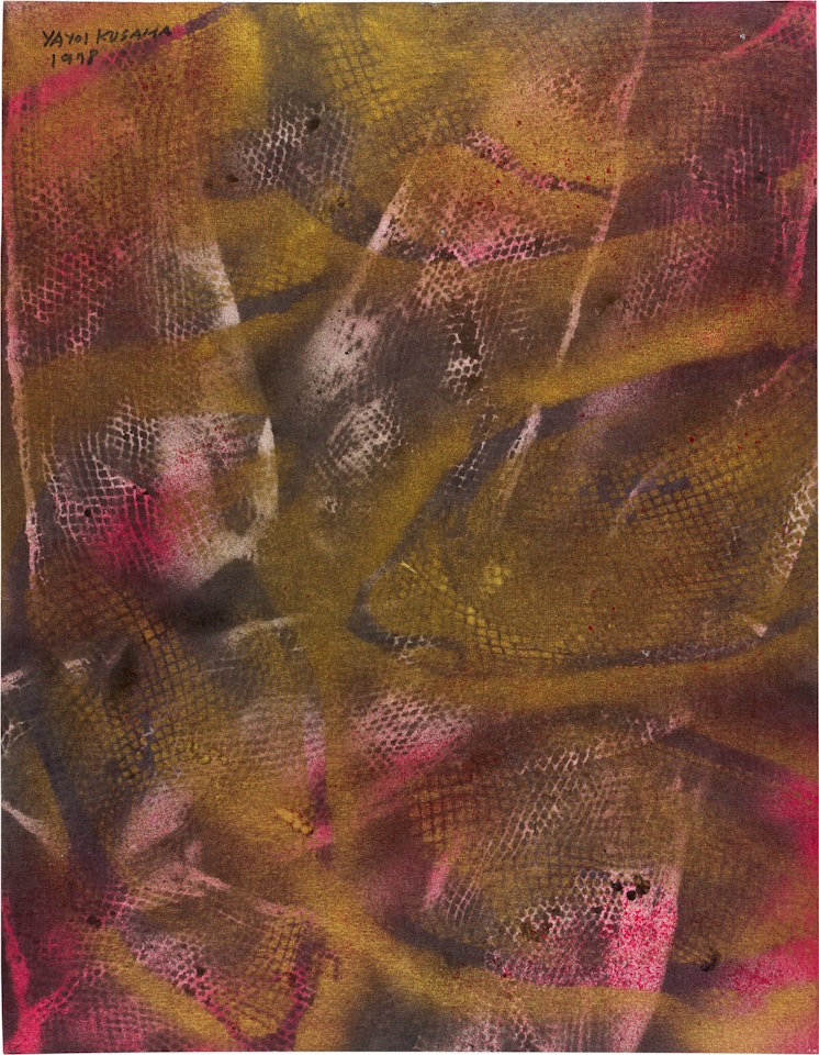 Pond with Fish Lurking by Yayoi Kusama