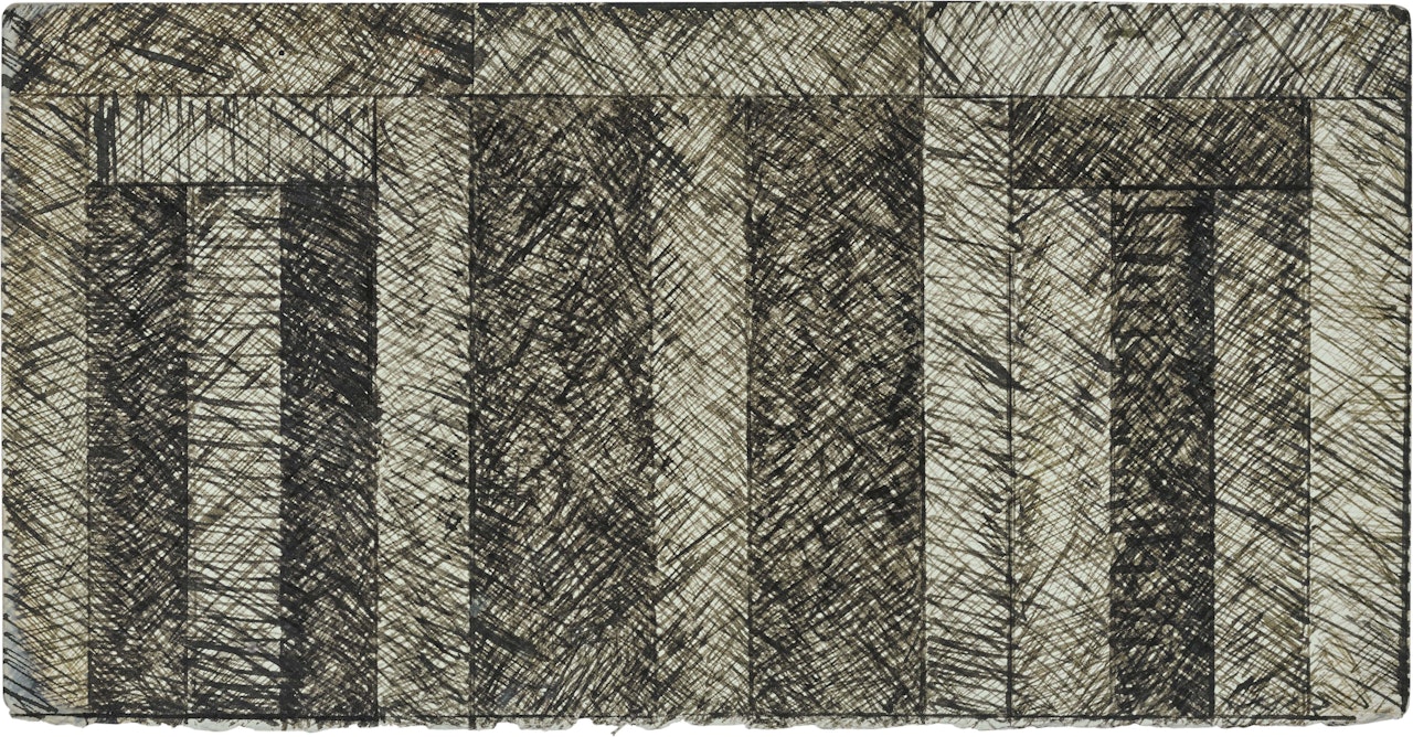 Plane Drawing III by Brice Marden