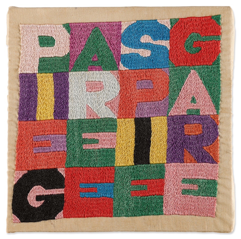 Piegare e spiegare by Alighiero Boetti