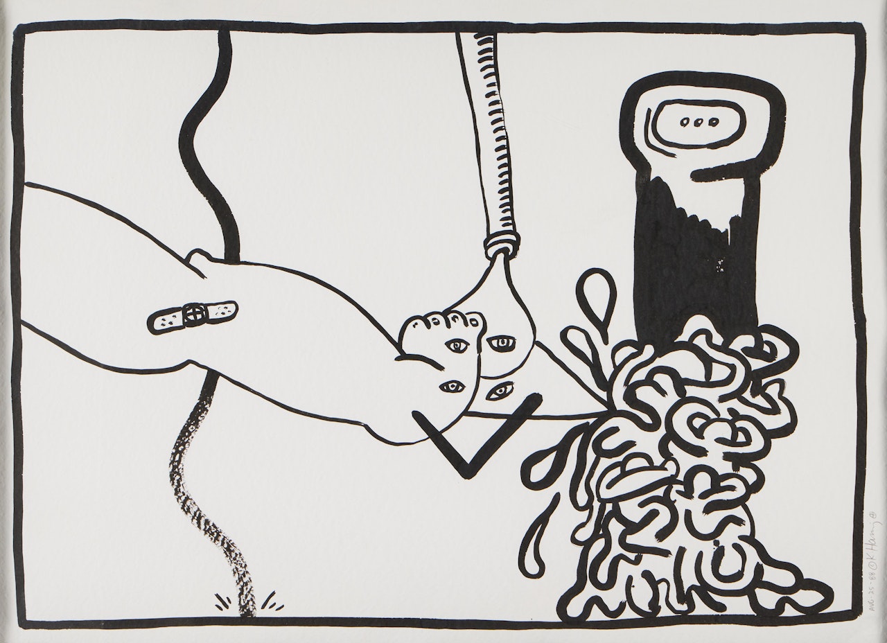 o.T. by Keith Haring