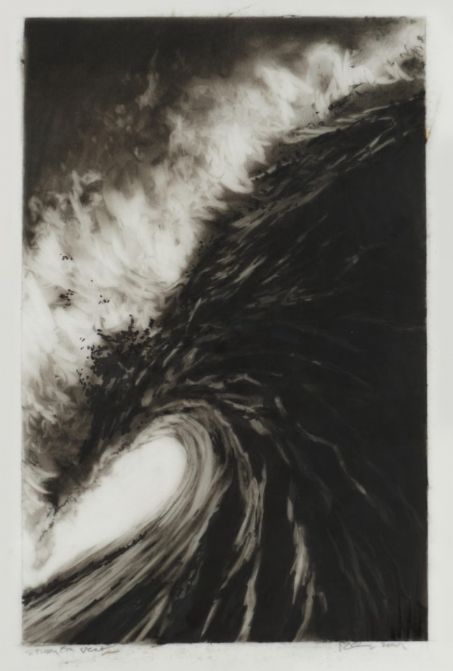 Untitled (Study for Vert) by Robert Longo