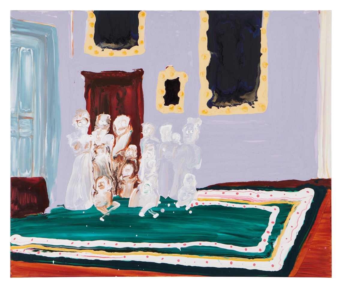 Mauve room by Genieve Figgis