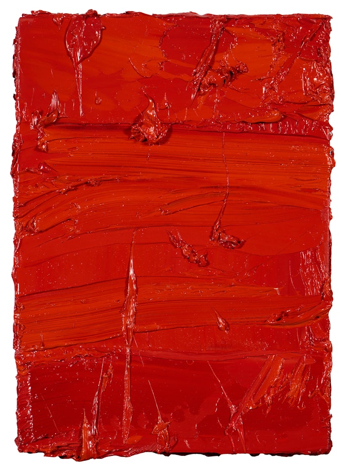 Untitled (Coral Orange/ Vermillion) by Jason Martin