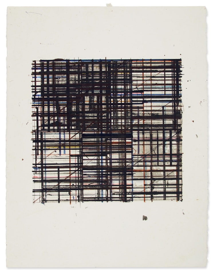 Basel Minster Study V by Brice Marden