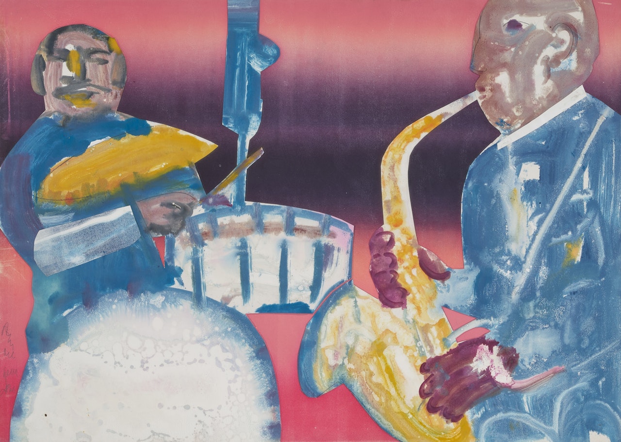 Jazz Musicians by Romare Bearden