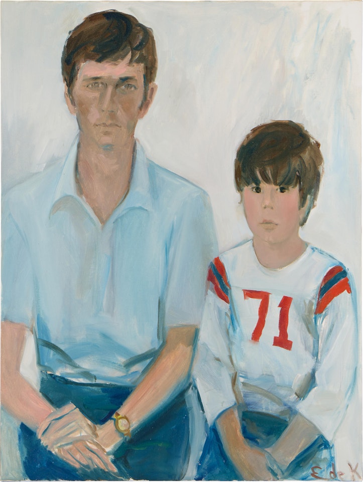 Portrait of Mr. James F. Deakins and Scott Deakins by Elaine de Kooning