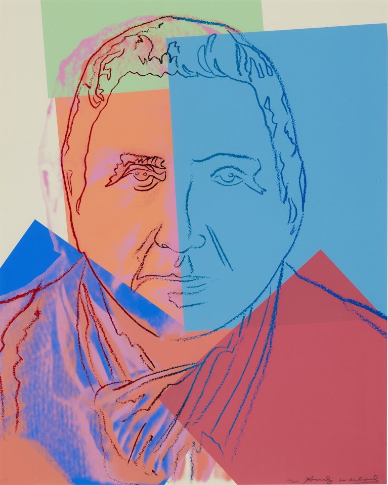 Gertrude Stein, from Ten Portraits of Jews of the Twentieth Century (Feldman & Schellmann II.227) by Andy Warhol