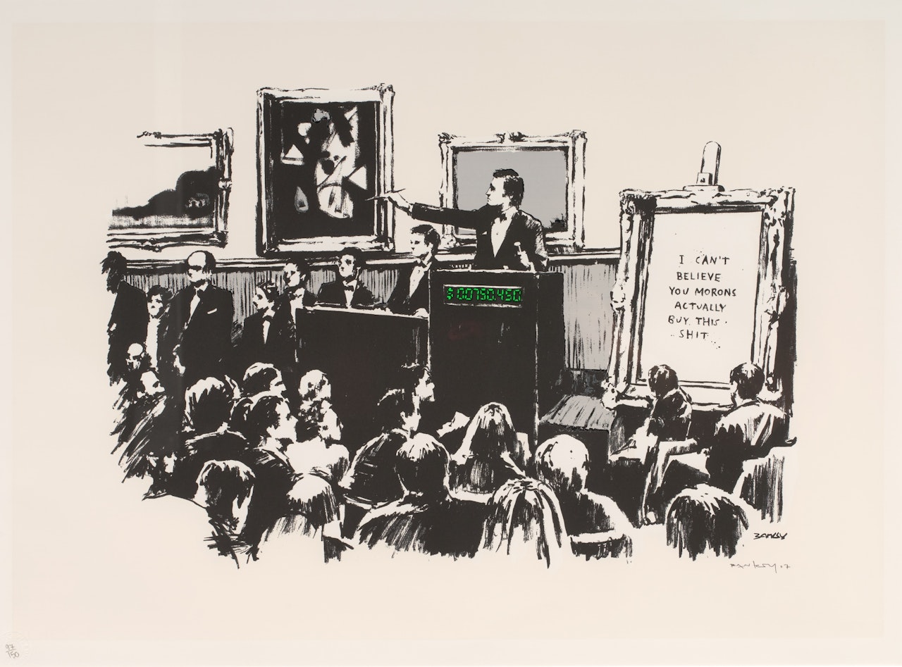 Morons by Banksy