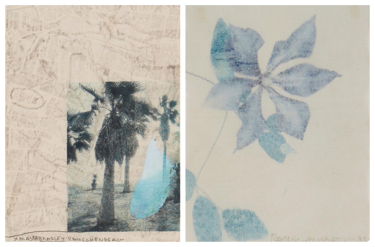 Untitled [Two Works] by Robert Rauschenberg