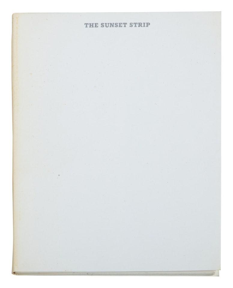 Every Building on the Sunset Strip (Engberg B4) by Ed Ruscha