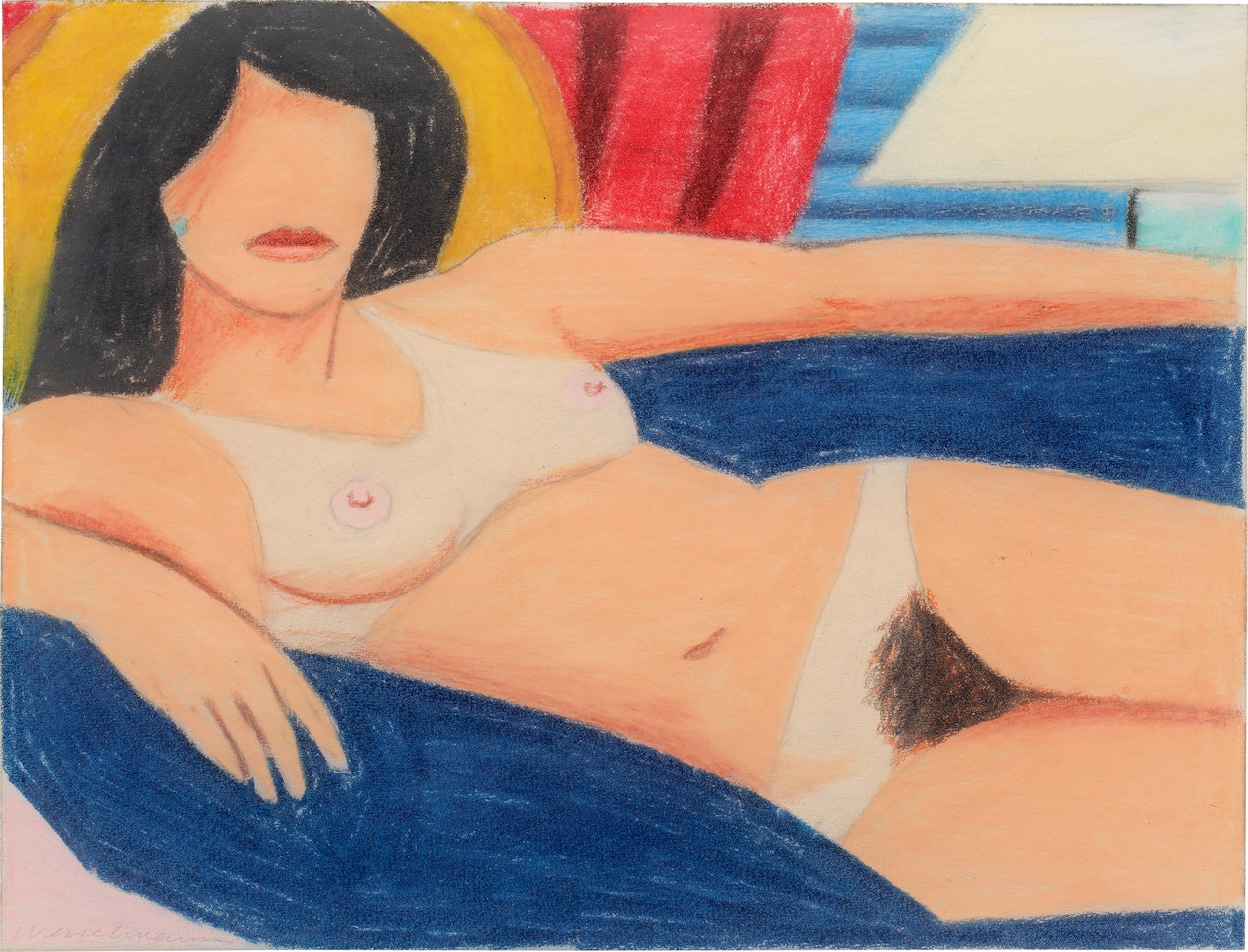 Study for Nude Aquatint by Tom Wesselmann