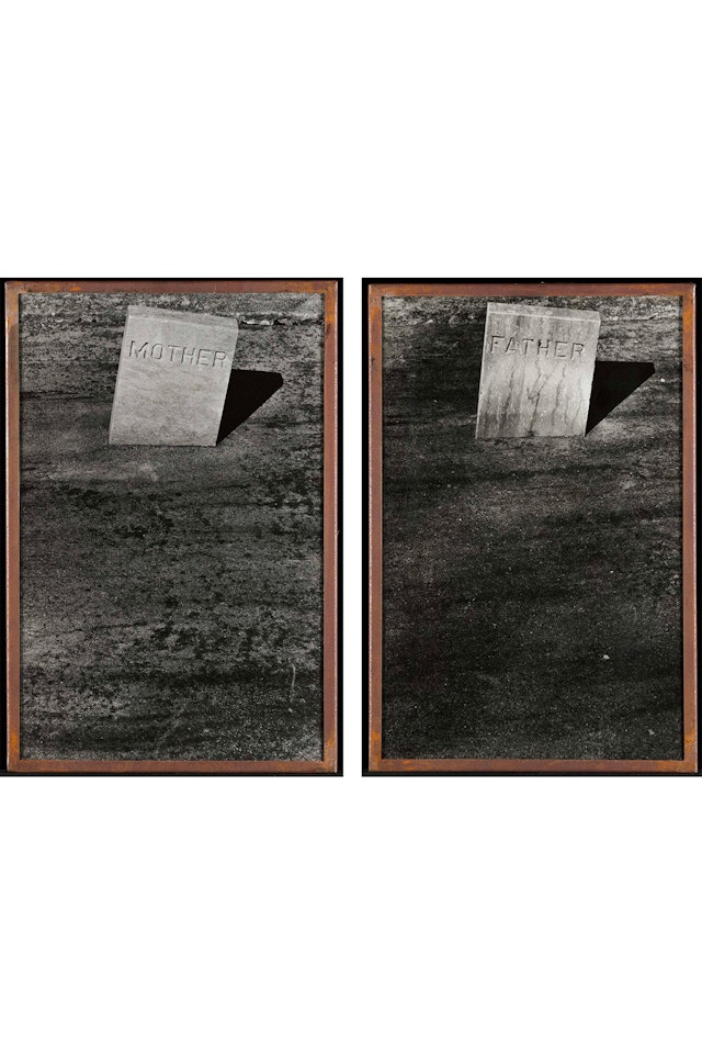 Les Tombes (Father /Mother) series by Sophie Calle