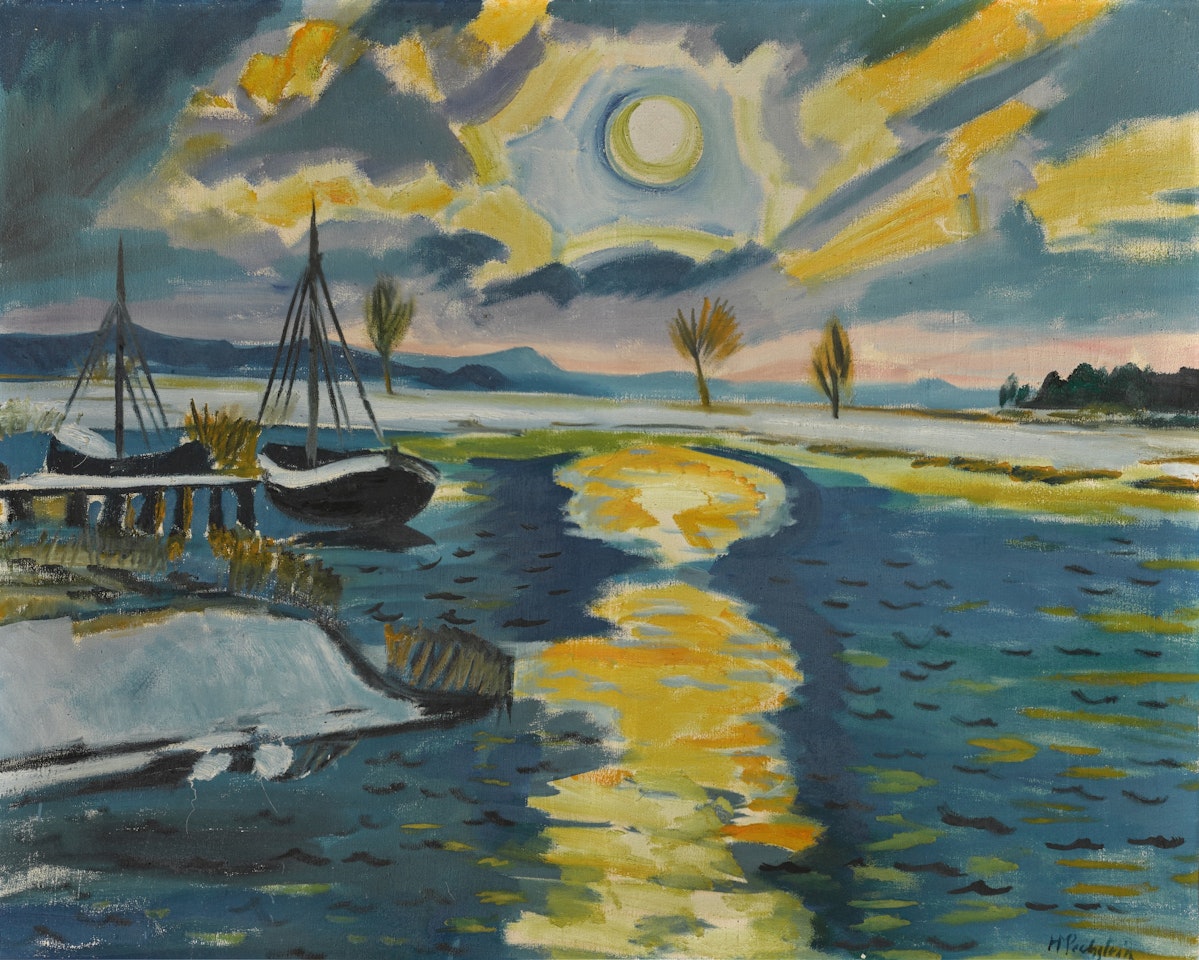 Winternachmittag (Winter Afternoon) by Max Pechstein
