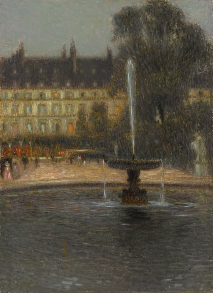 Le Bassin des Tuileries by Henri Le Sidaner
