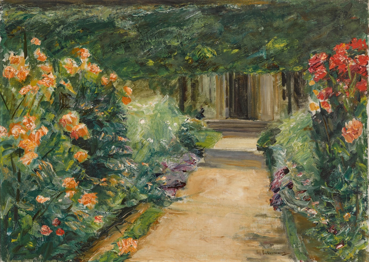 Garten im Wannsee (Garden in Wannsee) by Max Liebermann
