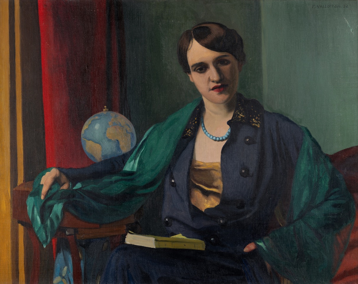 Femme à la mappemonde by Félix Vallotton