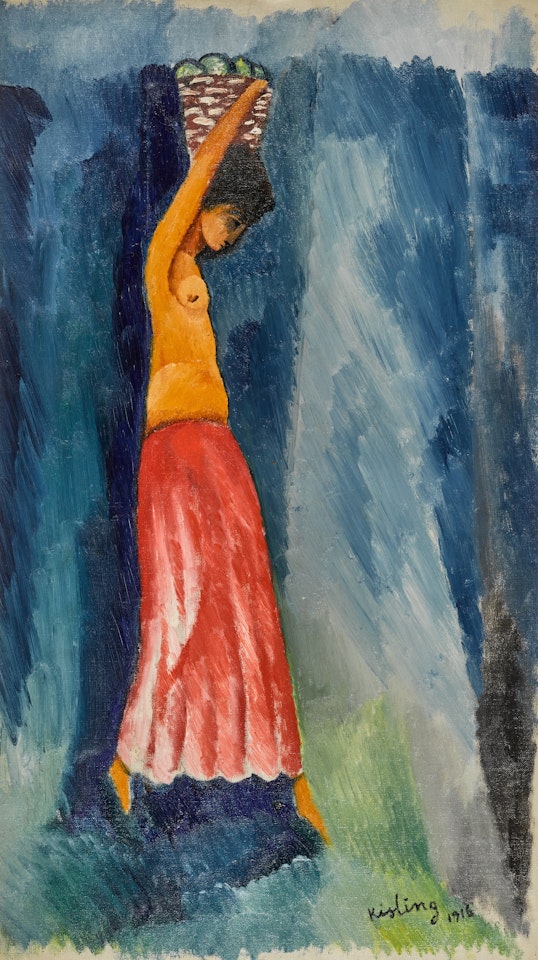 Jeune paysanne by Moïse Kisling