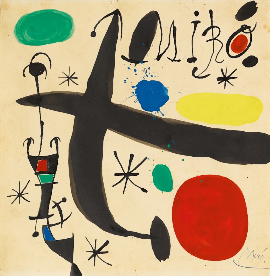 Projet pour "Miró i Catalunya" by Joan Miró