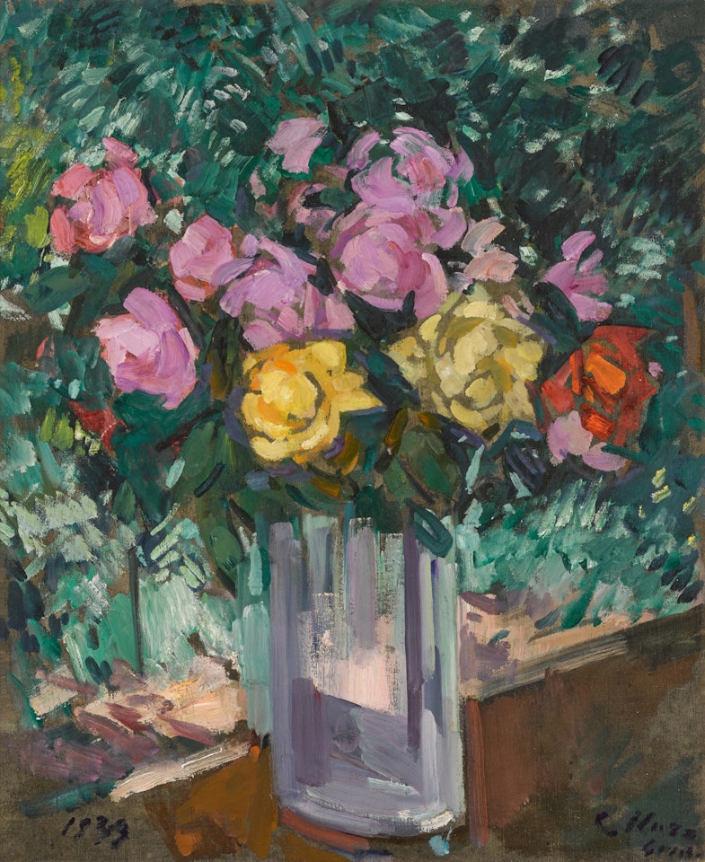 Roses in a Vase by Konstantin Alekseevich Korovin